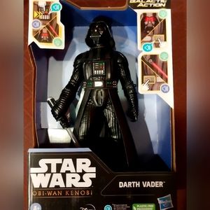 Star Wars OBI-WAN Kenobi Darth Vader Galatic Action Figure 12 inches tall.